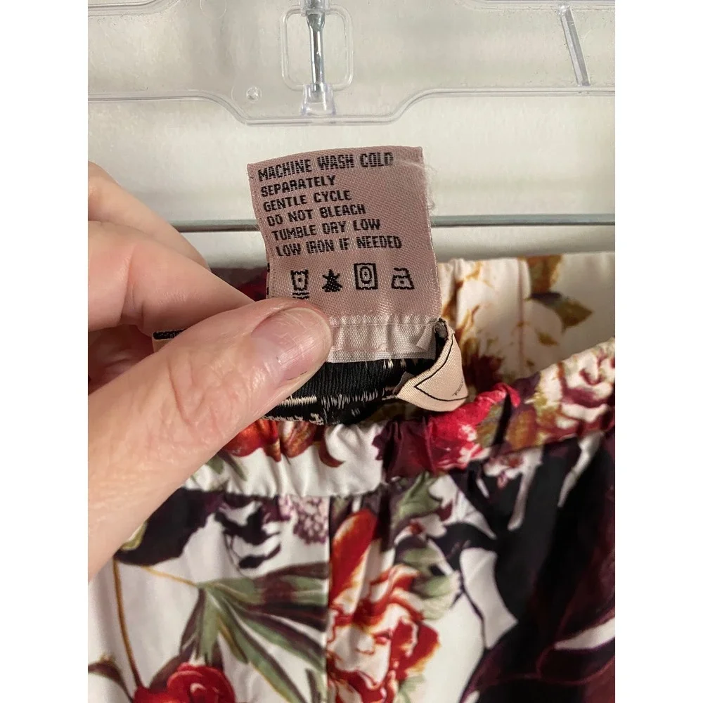 G by Giuliana Disney Alice Through the Looking Glass Floral Pant Set Large 10